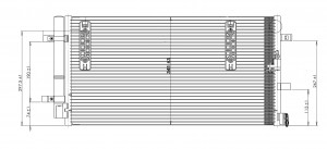 Радиатор кондиционера Audi A4 (07-)/A6 (11-)/Q5 (08-) (LRAC 18180) LRAC18180 LUZAR
