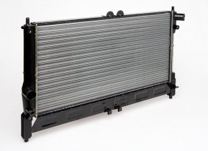 Радиатор охлаждения алюминиевый сборн. Chevrolet Lanos A/C (02-) 1.5/1.6 MT (LRc LRC0561 LUZAR