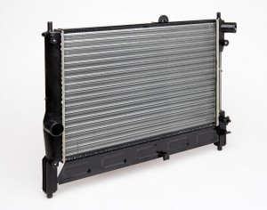 Радиатор охлаждения алюминиевый сборн. Chevrolet Lanos (02-) 1.5/1.6 MT (LRc 056 LRC0563 LUZAR