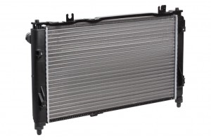 Радиатор охлаждения алюминиевый ВАЗ 2190 Гранта AКПП (LRc 01192b) LRC01192B LUZAR