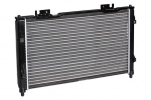 Радиатор охлаждения алюминиевый ВАЗ 2170-72 Приора А/С Halla (LRc 01270b) LRC01270B LUZAR