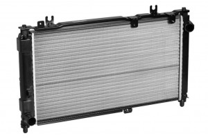 Радиатор охлаждения алюминиевый универс.OVAL-TUBE ВАЗ 2190 Гранта/Datsun on-Do ( LRC01900 LUZAR