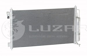 Радиатор кондиционера Nissan Note (06-)/Tiida (04-)/Juke (10-) (LRAC 14AX) LRAC14AX LUZAR