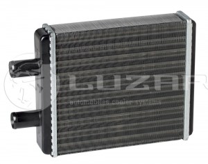Радиатор отопителя алюминиевый ЛиАЗ 5256, НефАЗ 5299 (короткий, 25мм) (LRh 0325) LRH0325 LUZAR