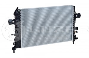 Радиатор охлаждения Opel Astra H (04-)/Zafira B (05-) 1.6i/1.8i MT (LRc 2166) LRC2166 LUZAR