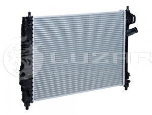 Радиатор охлаждения Chevrolet Aveo T255 (08-) 1.2i MT (LRc 0587) LRC0587 LUZAR