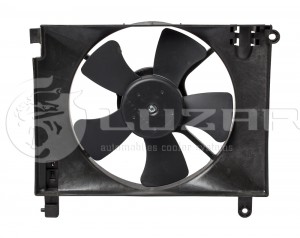 Вентилятор радиатора Chevrolet Aveo 1.4-1.5 05- (с диффузором) LFK 0522 LUZAR