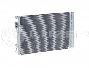 Радиатор кондиционера Hyundai Solaris/Kia Rio (10-) (LRAC 08L4) LRAC08L4 LUZAR