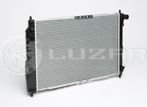 Радиатор охлаждения Chevrolet Aveo (05-) 1.2i/1.4i A/C MT (LRc CHAv05125) LRCCHAV05125 LUZAR